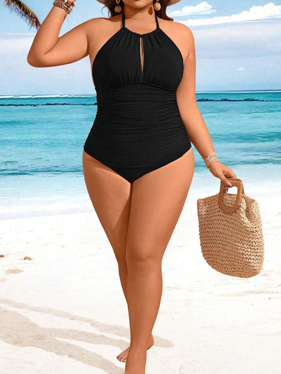 Costum de baie întreg SHEIN, negru