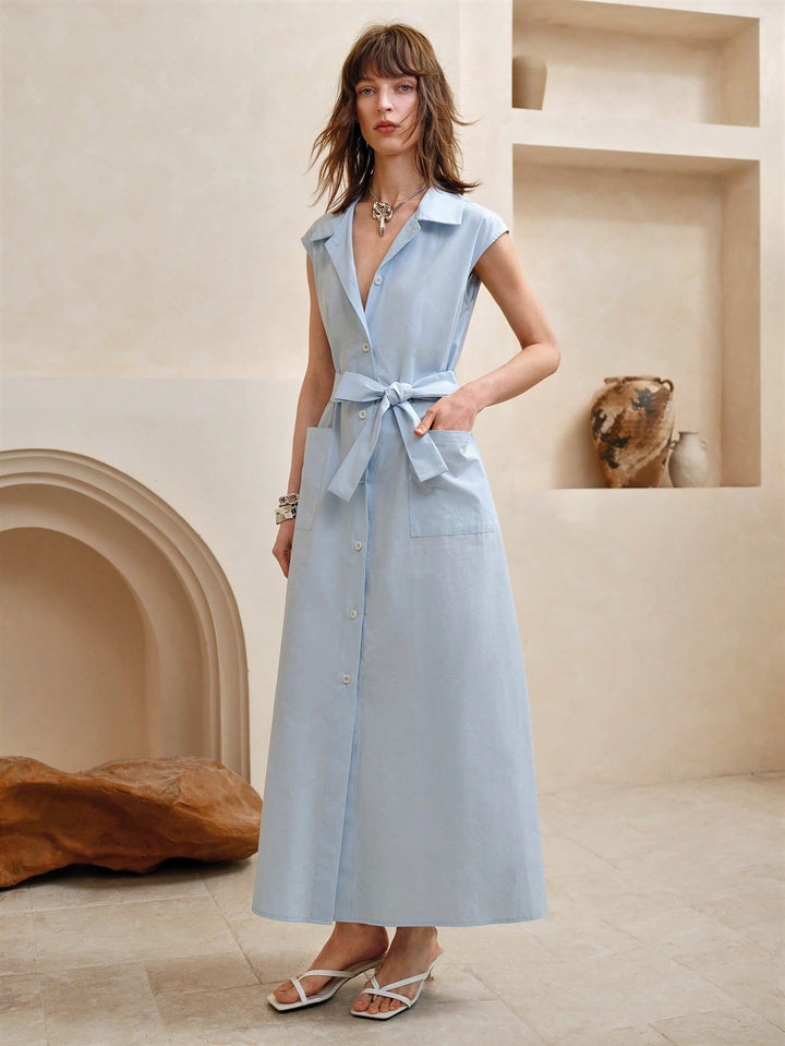 Rochie maxi SHEIN, albastru