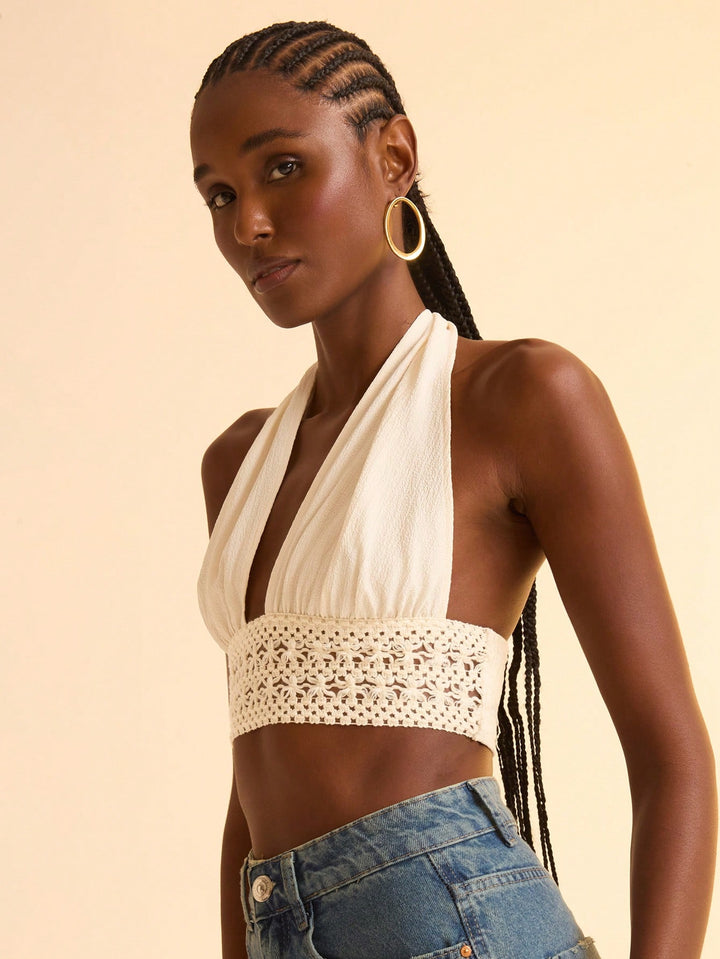 Top SHEIN, crem