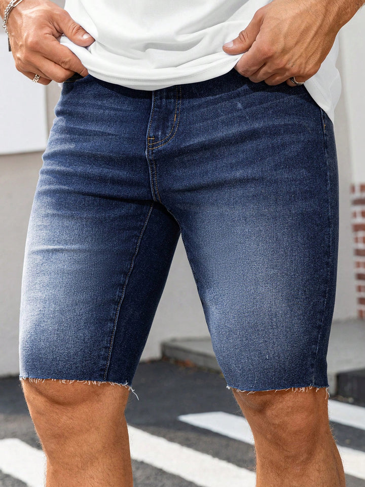 Pantaloni scurți SHEIN, albastru