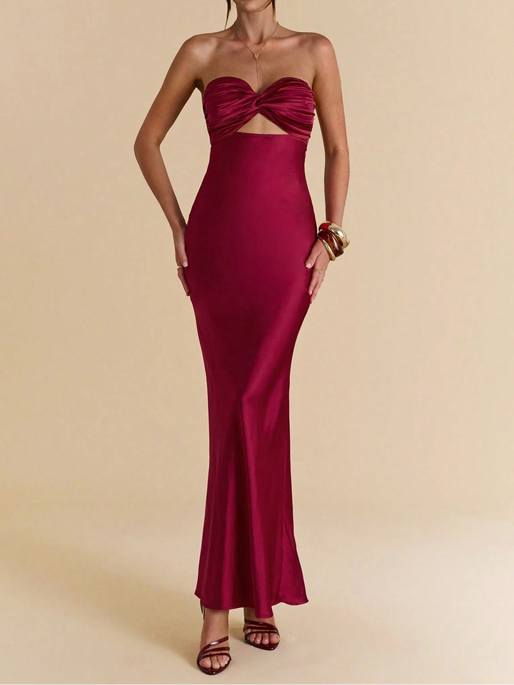 Rochie maxi SHEIN, vișiniu