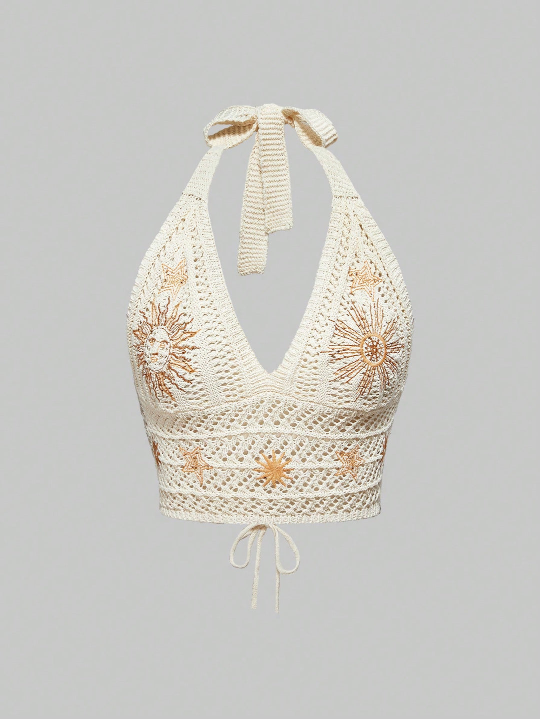 Top tricotat SHEIN, bej