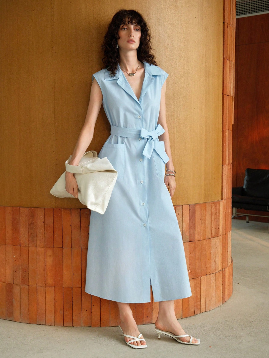 Rochie maxi SHEIN, albastru