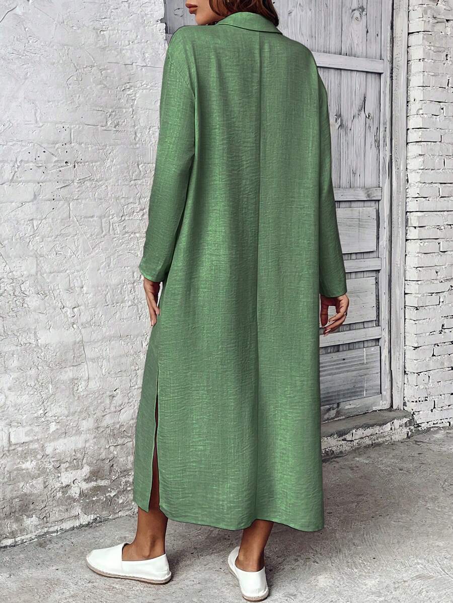 Rochie maxi SHEIN, verde