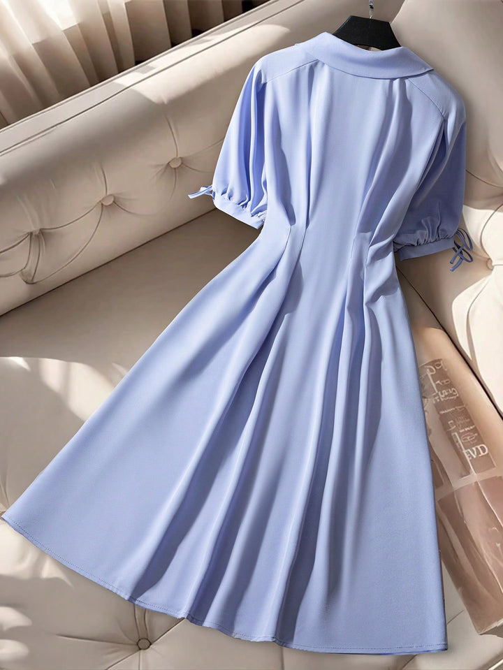 Shein, kék, midi ruha