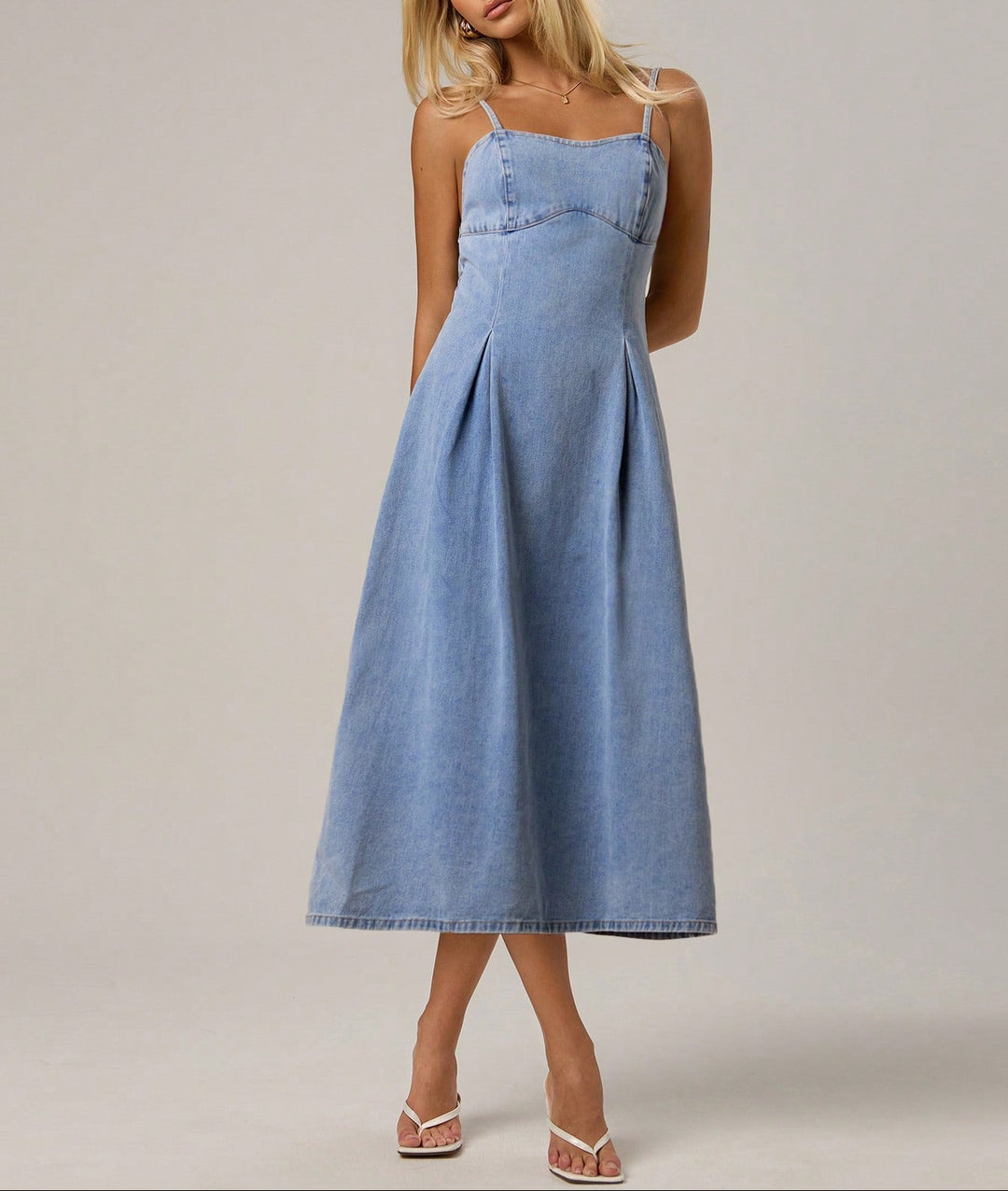 Rochie midi SHEIN, albastru