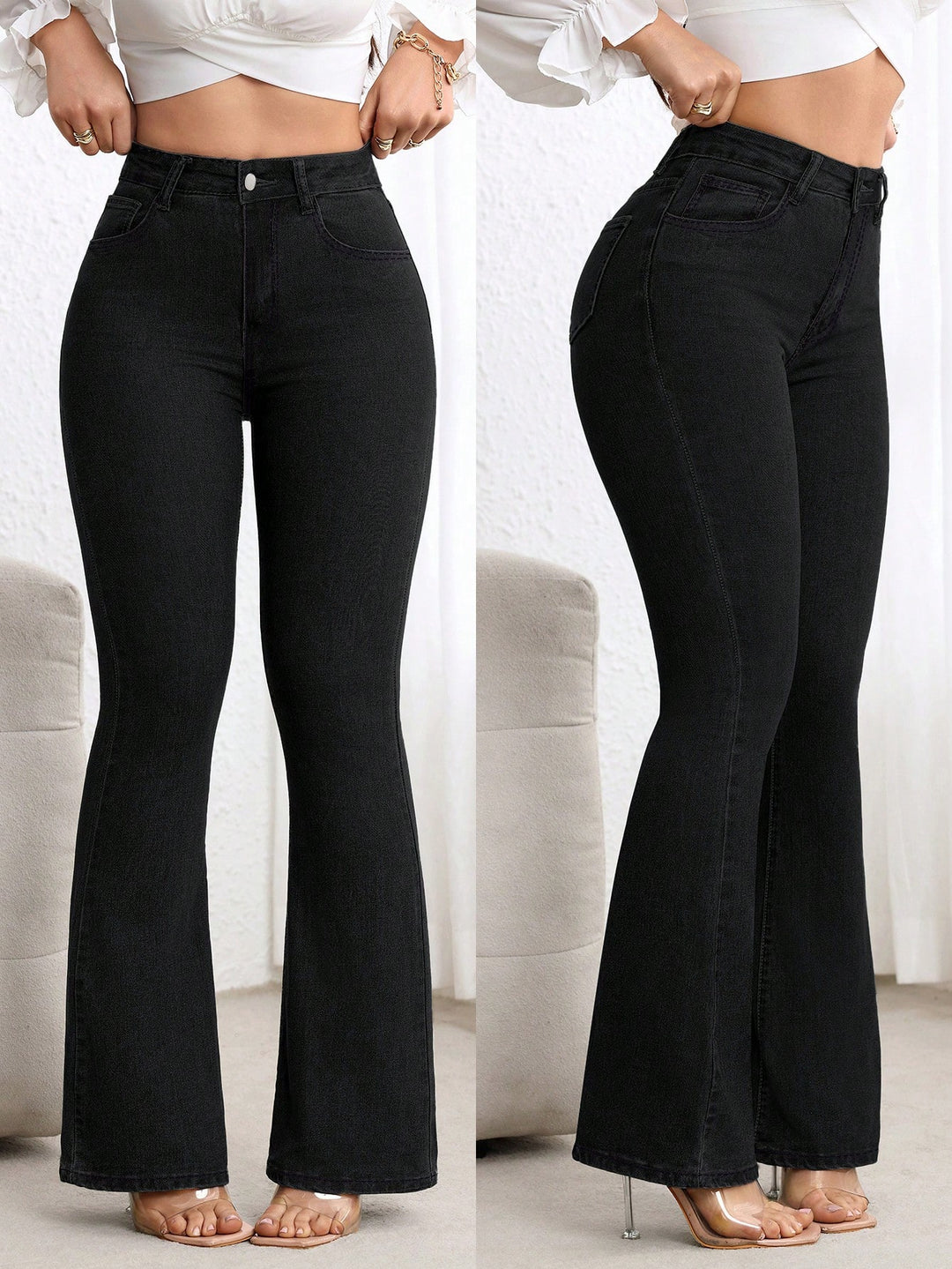 Jeans SHEIN, negru