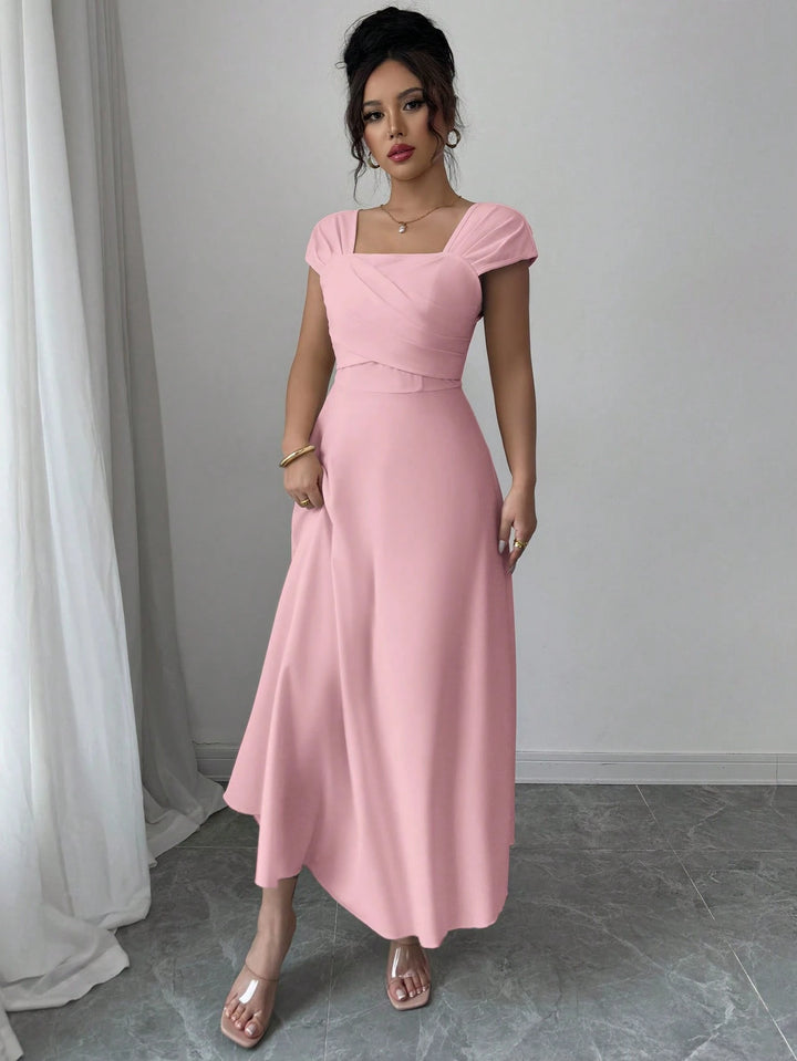 Rochie midi SHEIN, roz