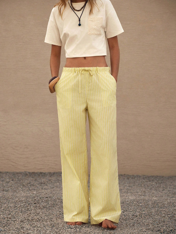Pantaloni Shein, galben