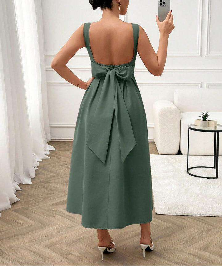 Rochie maxi Shein, verde