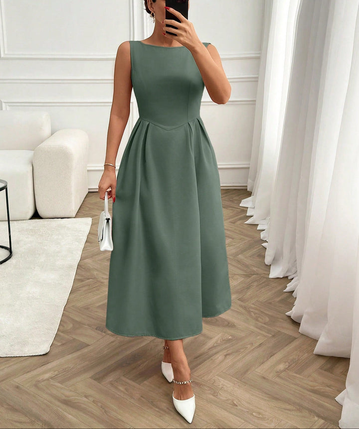 Rochie maxi Shein, verde