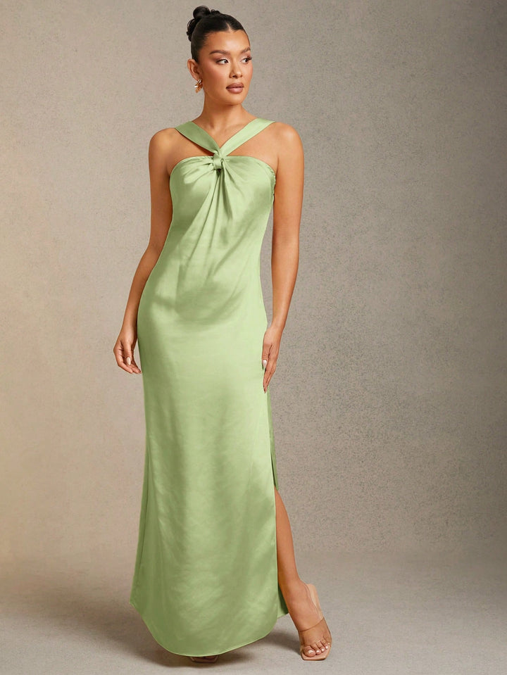 Rochie maxi SHEIN, verde
