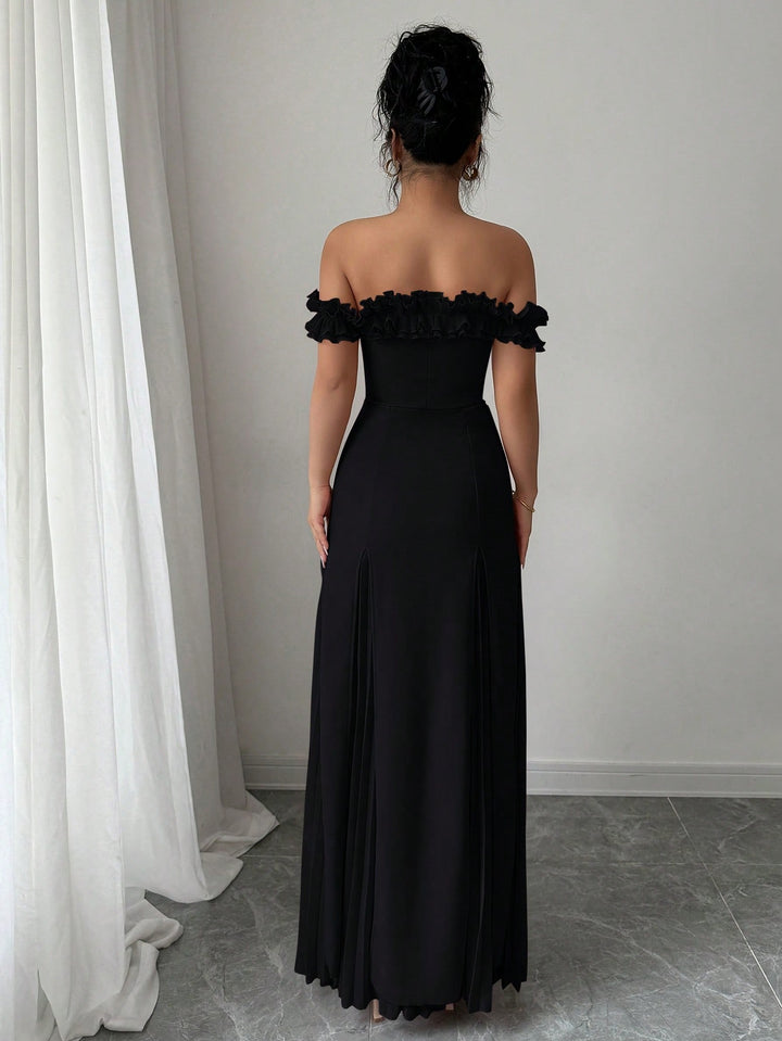 Rochie maxi SHEIN, negru