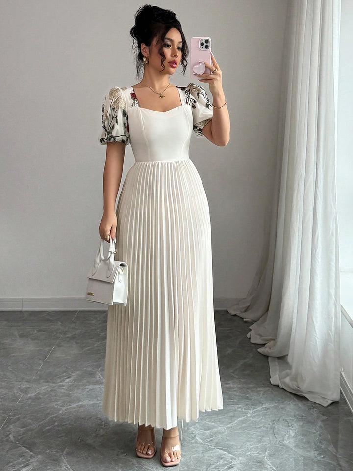 Rochie maxi SHEIN, bej