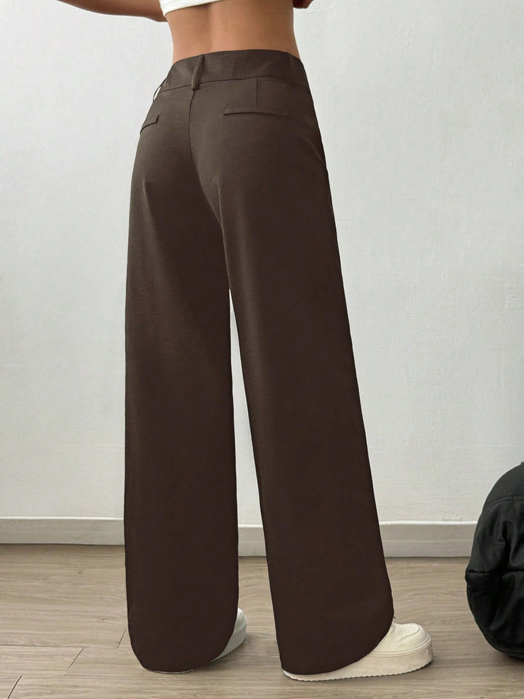 Pantaloni SHEIN, maro
