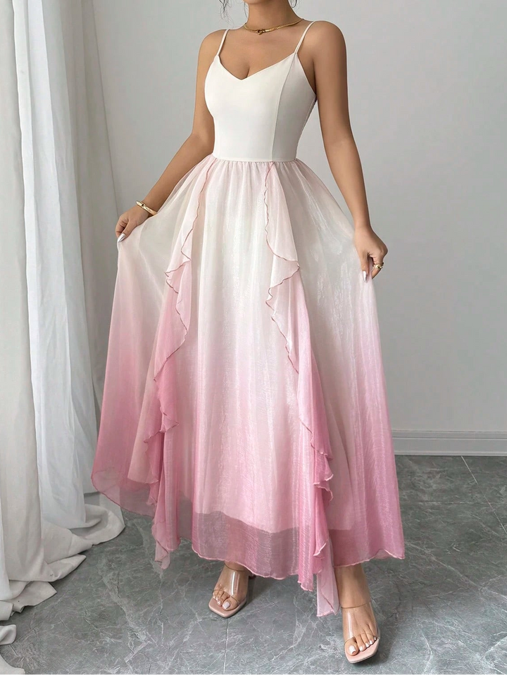 Rochie maxi SHEIN, mix culori