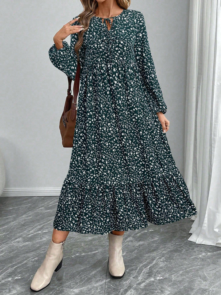 Rochie midi SHEIN, mix culori