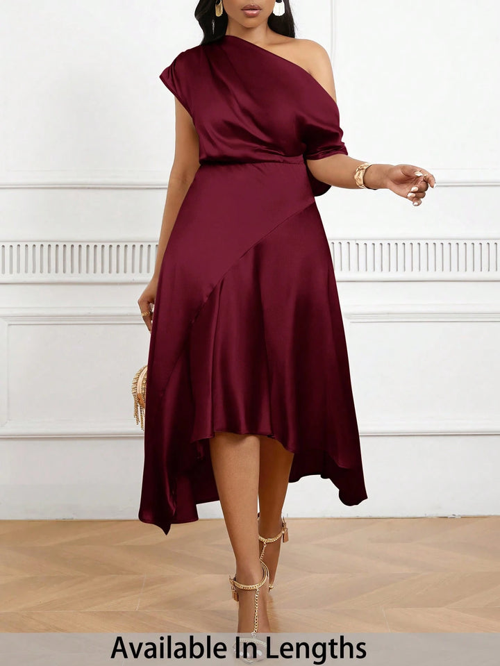 Rochie midi SHEIN, vișiniu