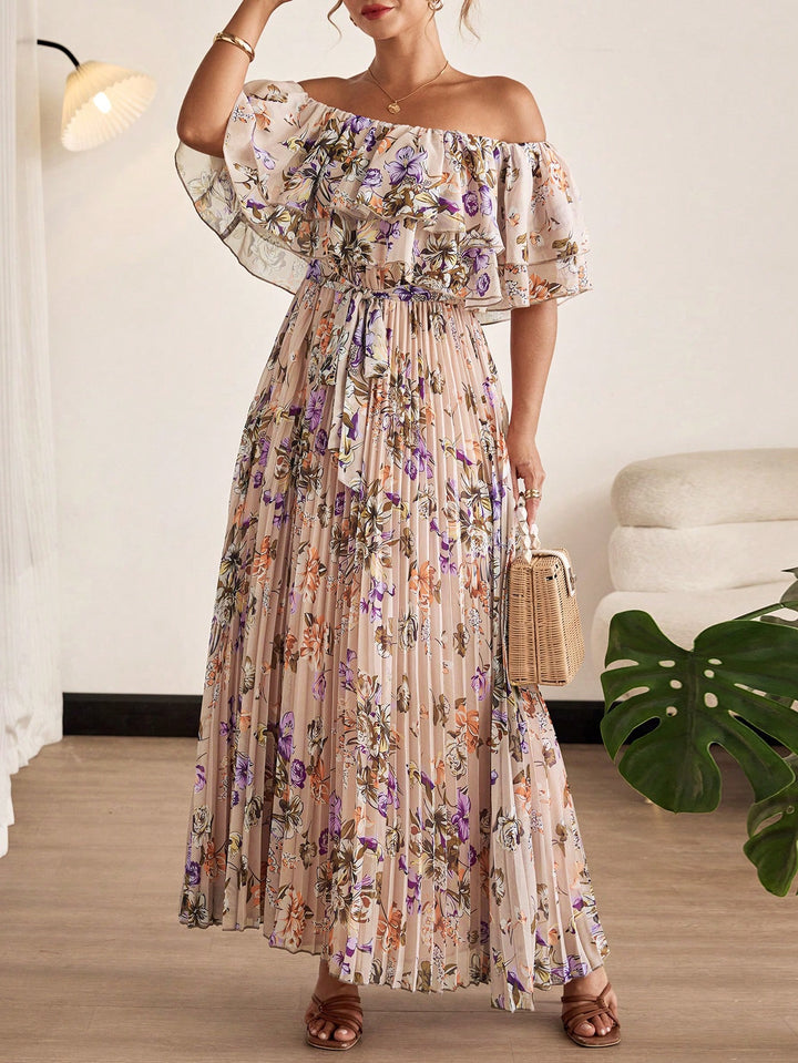 SHEIN maxi dress, mixed colors