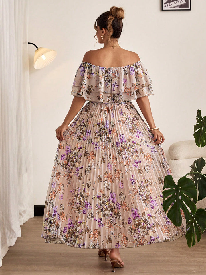 SHEIN maxi dress, mixed colors