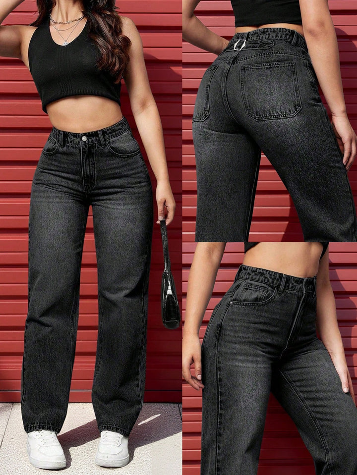 Jeans SHEIN, negru