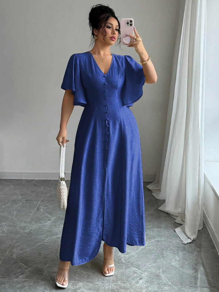 Rochie midi  SHEIN, albastru