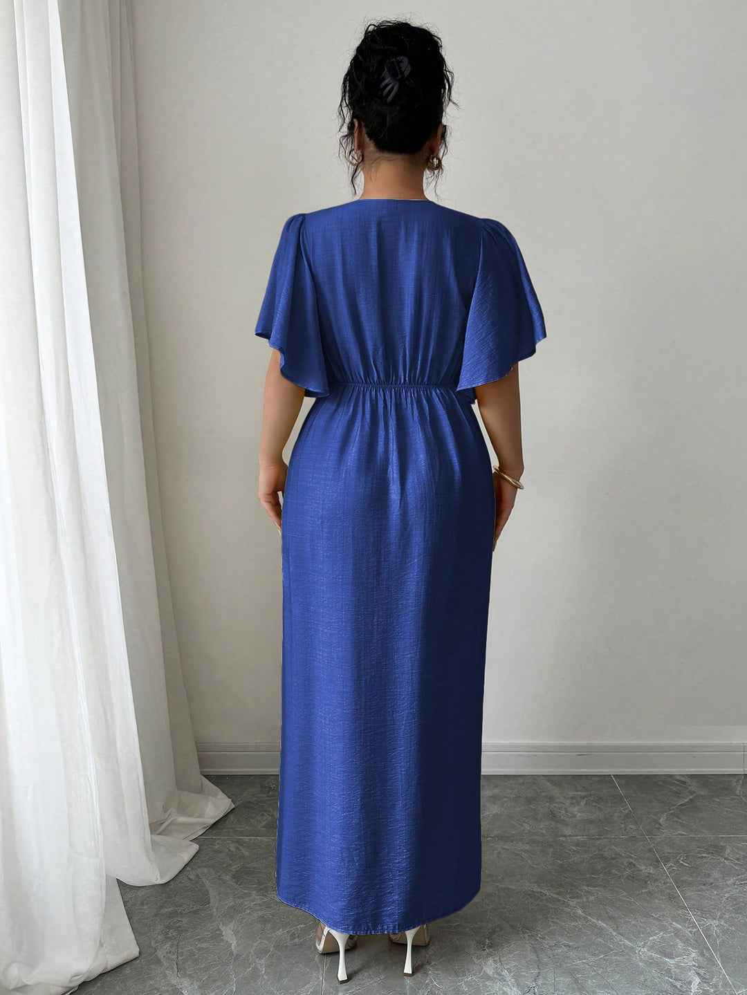 Rochie midi  SHEIN, albastru