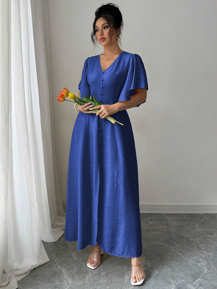 Rochie midi  SHEIN, albastru