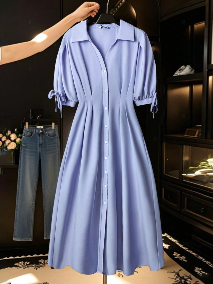 Shein, kék, midi ruha