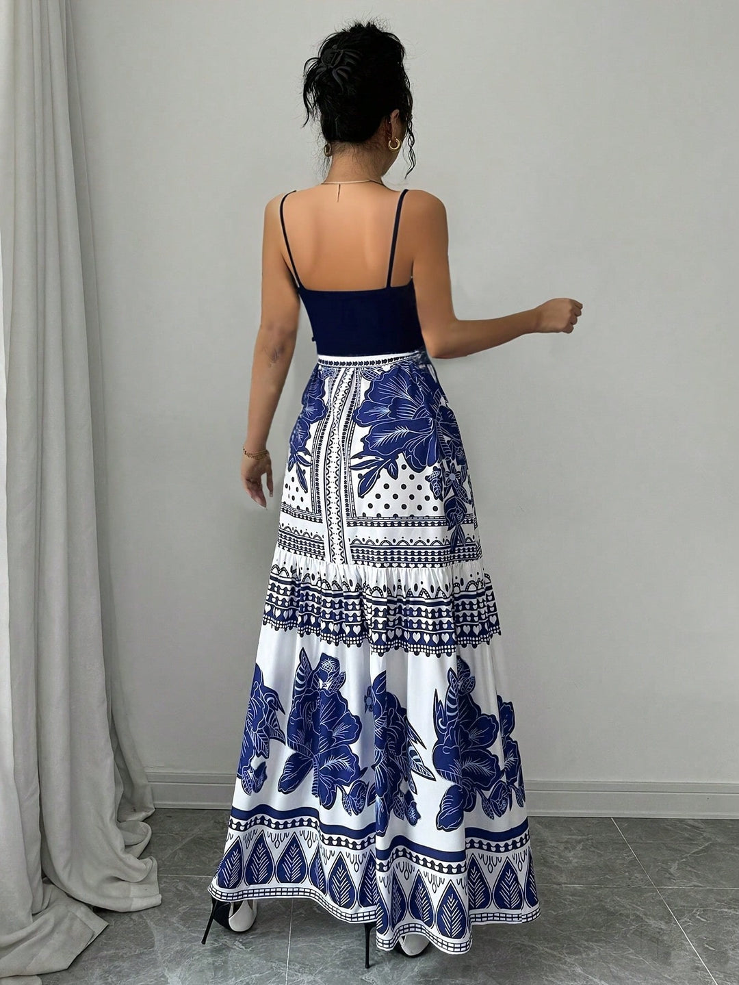 Rochie maxi SHEIN, albastru
