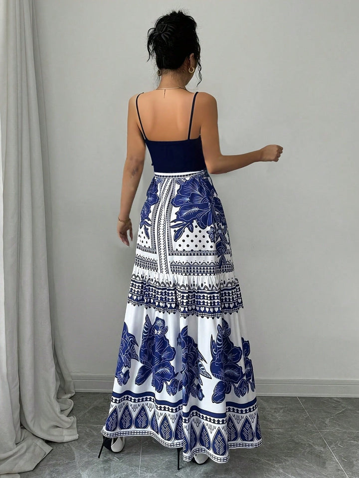 Rochie maxi SHEIN, albastru