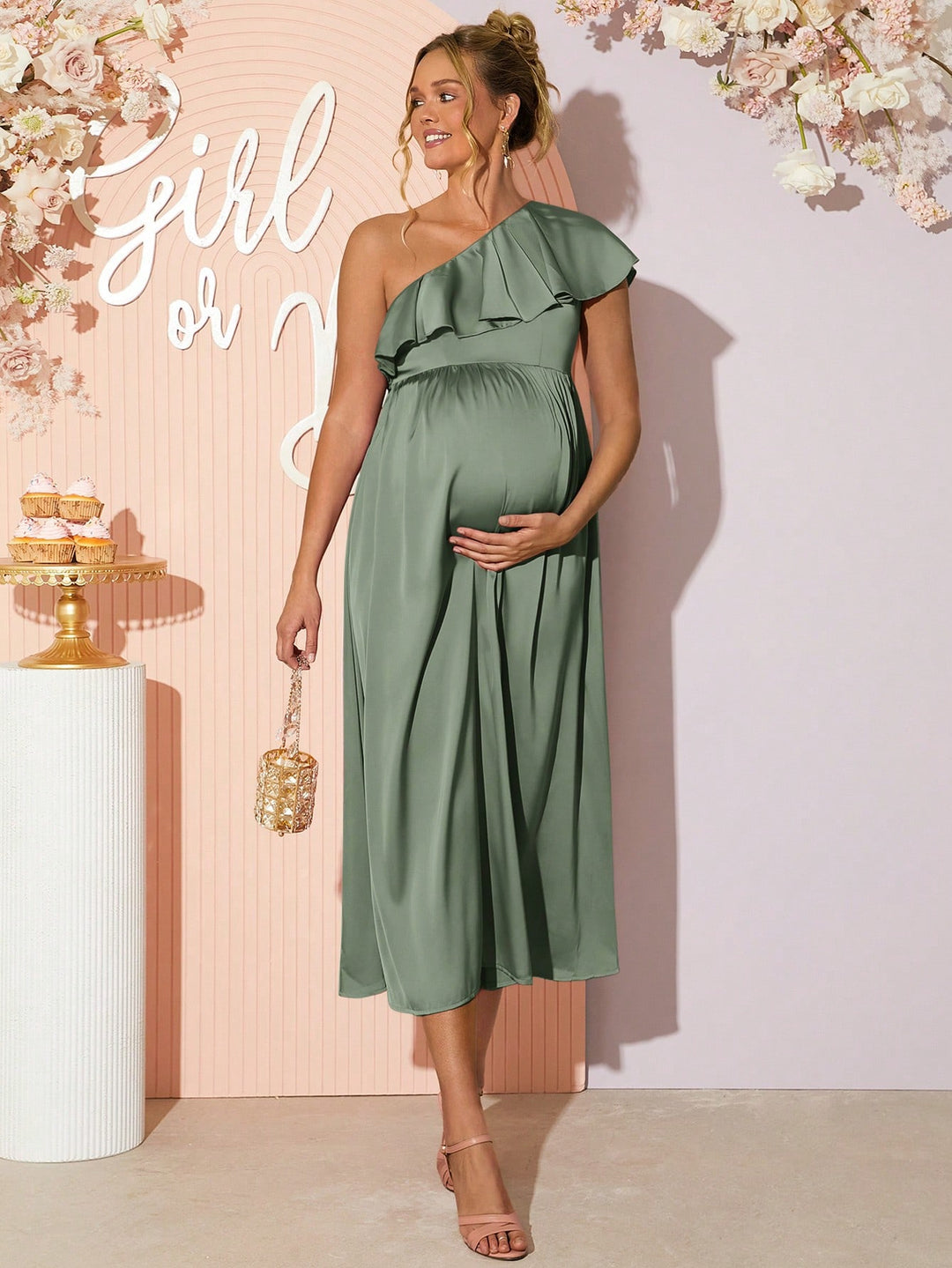 Rochie SHEIN, verde