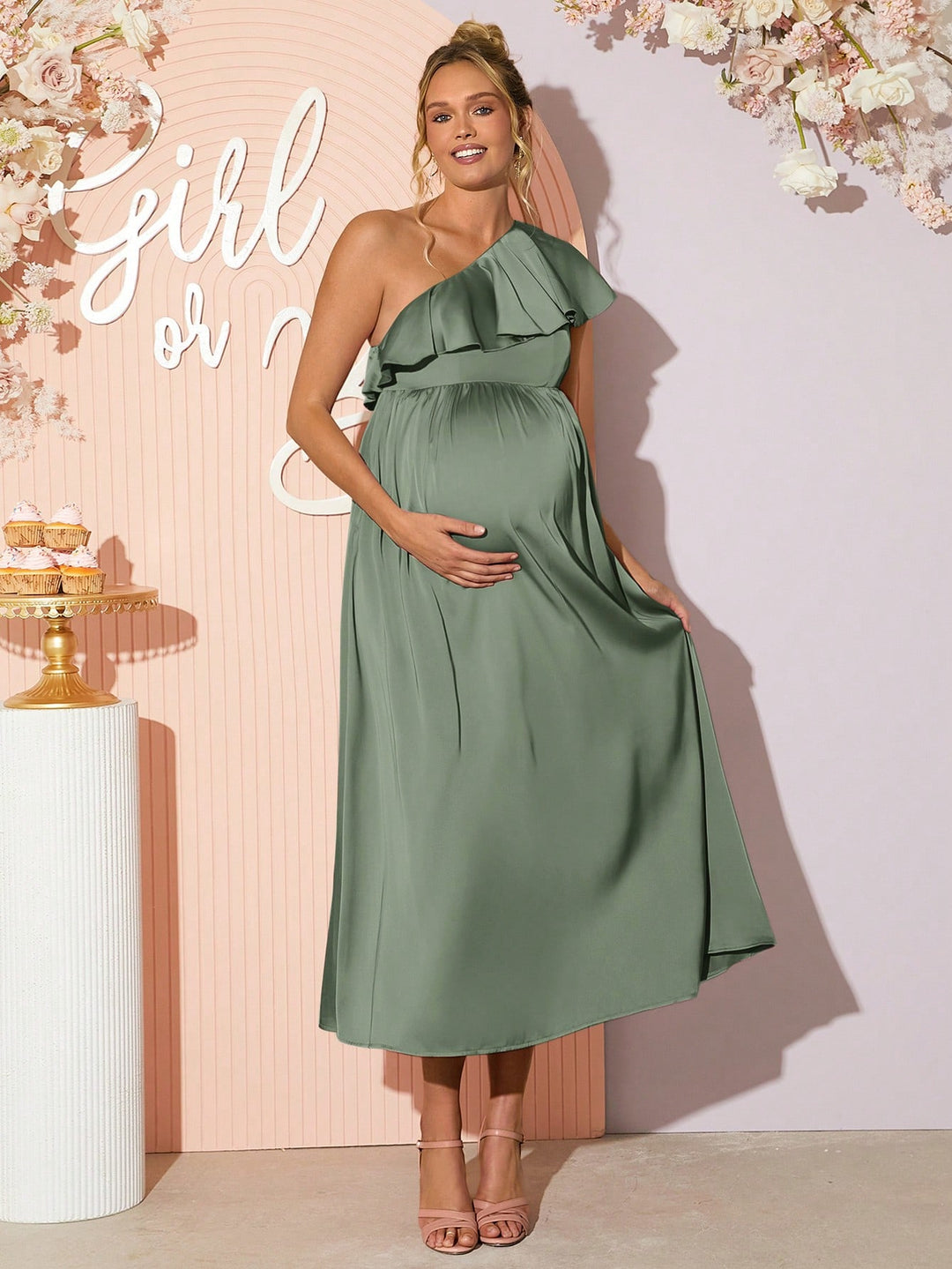 Rochie SHEIN, verde
