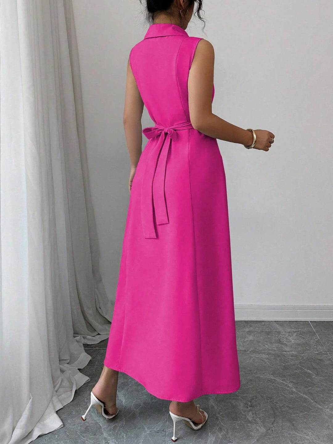 Rochie maxi SHEIN, roz