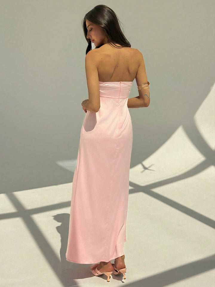 Rochie maxi SHEIN, roz
