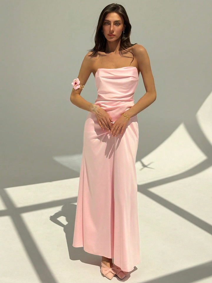 Rochie maxi SHEIN, roz