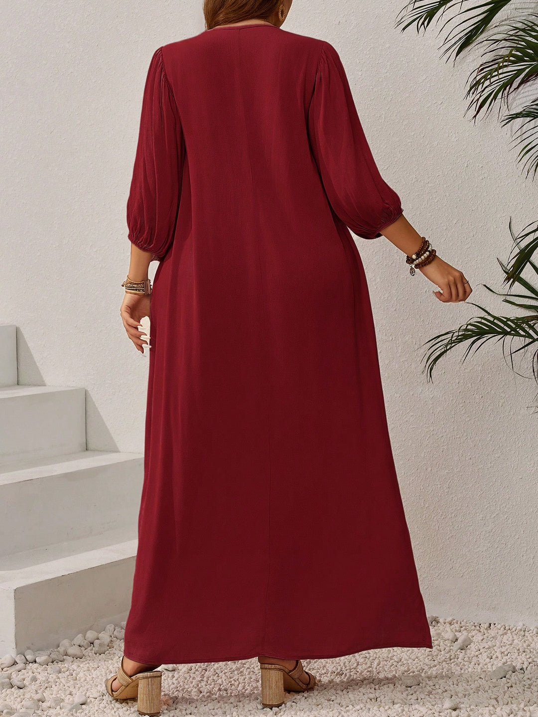 Rochie maxi SHEIN, roșu