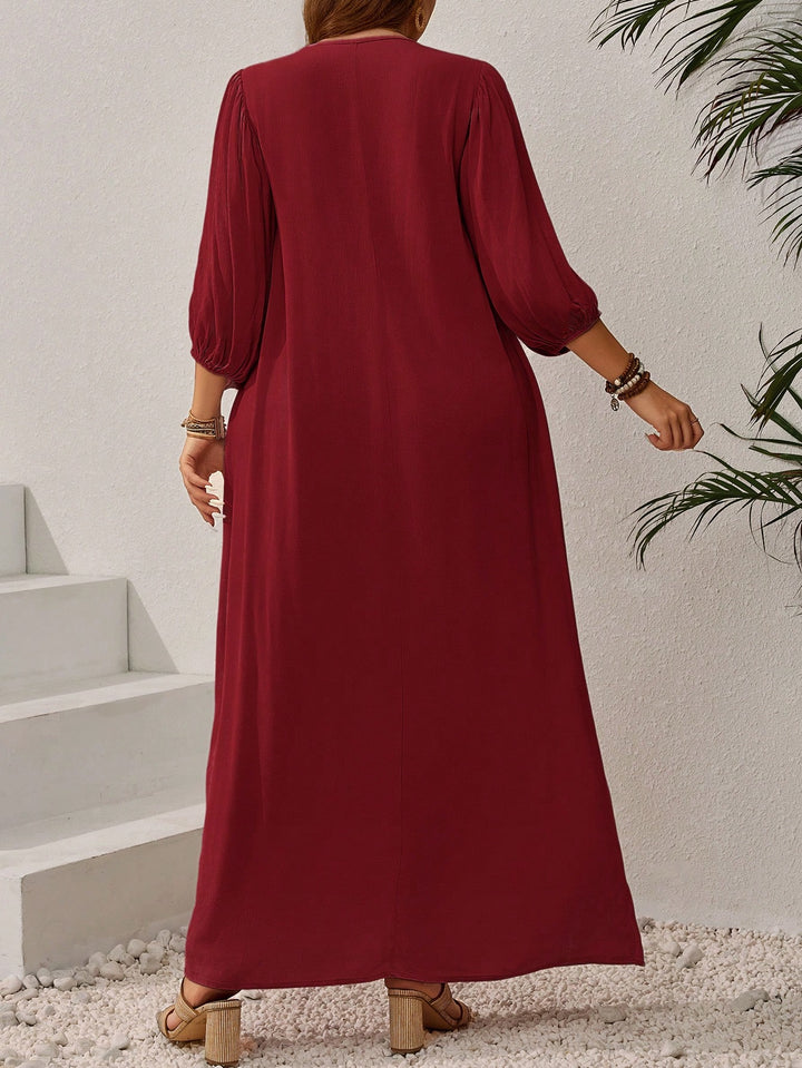 Rochie maxi SHEIN, roșu