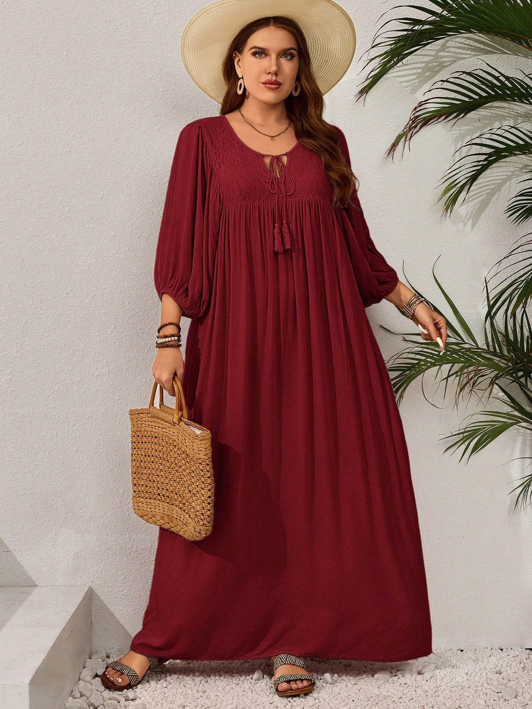 Rochie maxi SHEIN, roșu