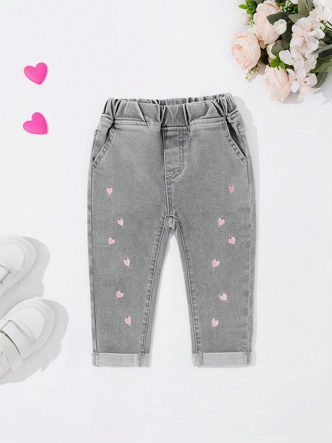 Jeans casual SHEIN, gri