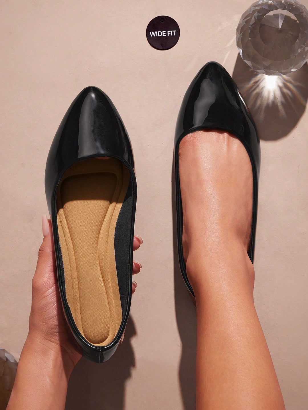 Balerini SHEIN, negru