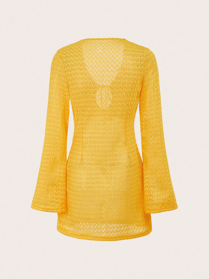 Rochie mini SHEIN, galben