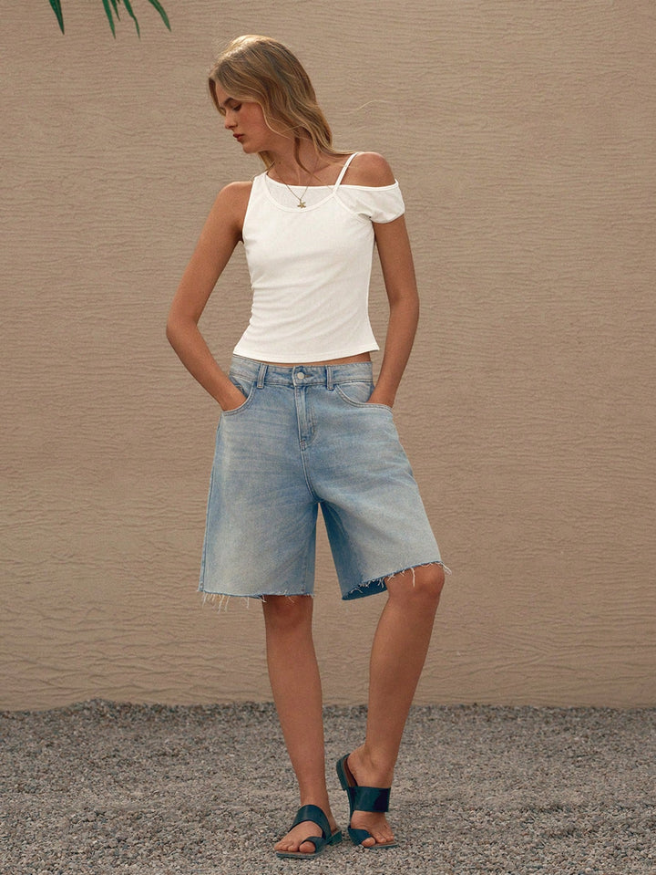 Top SHEIN, alb