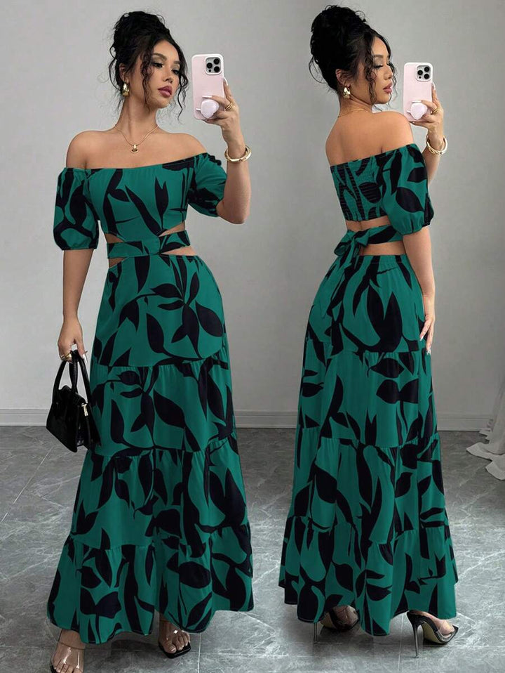 Rochie maxi SHEIN, mix culori
