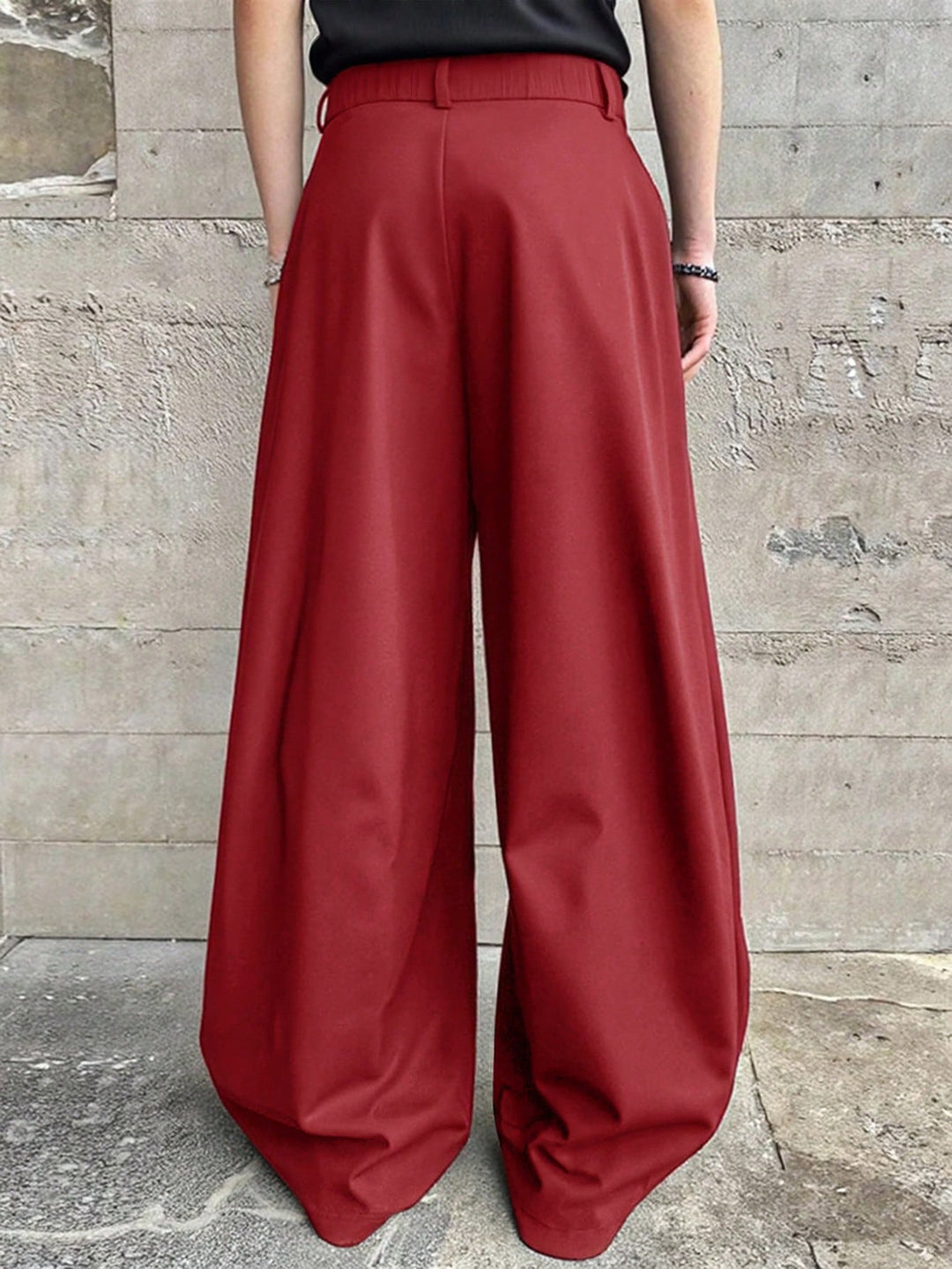 Pantaloni SHEIN, roșu