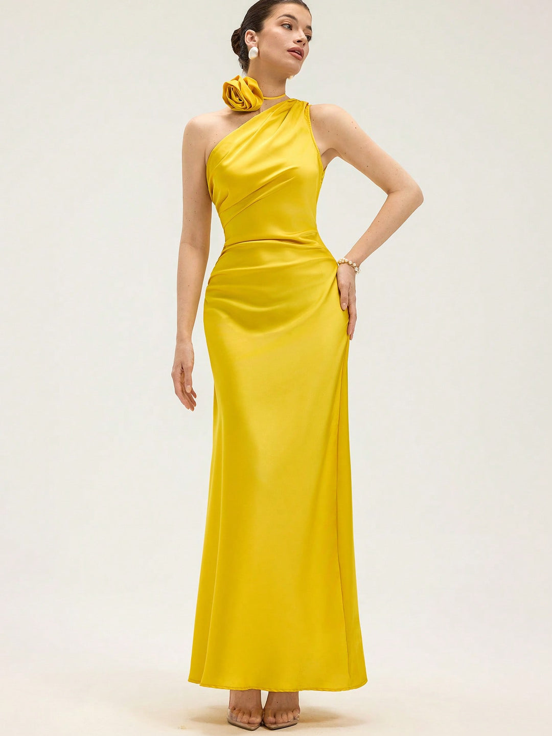 Rochie maxi SHEIN, galben