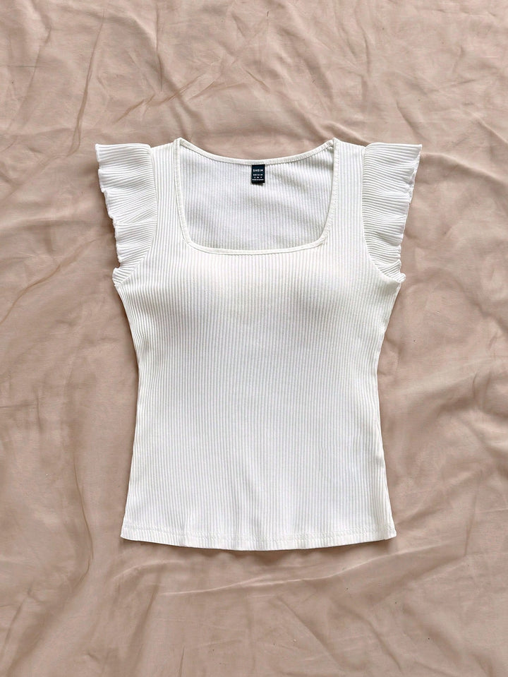Top SHEIN, alb