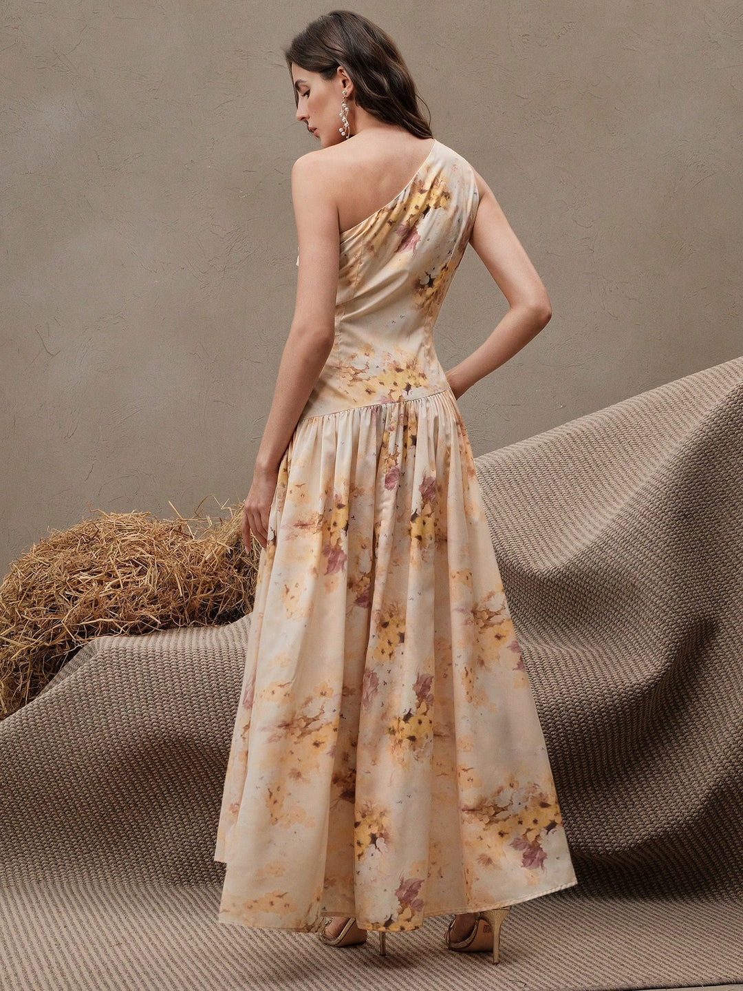 Rochie maxi SHEIN, galben