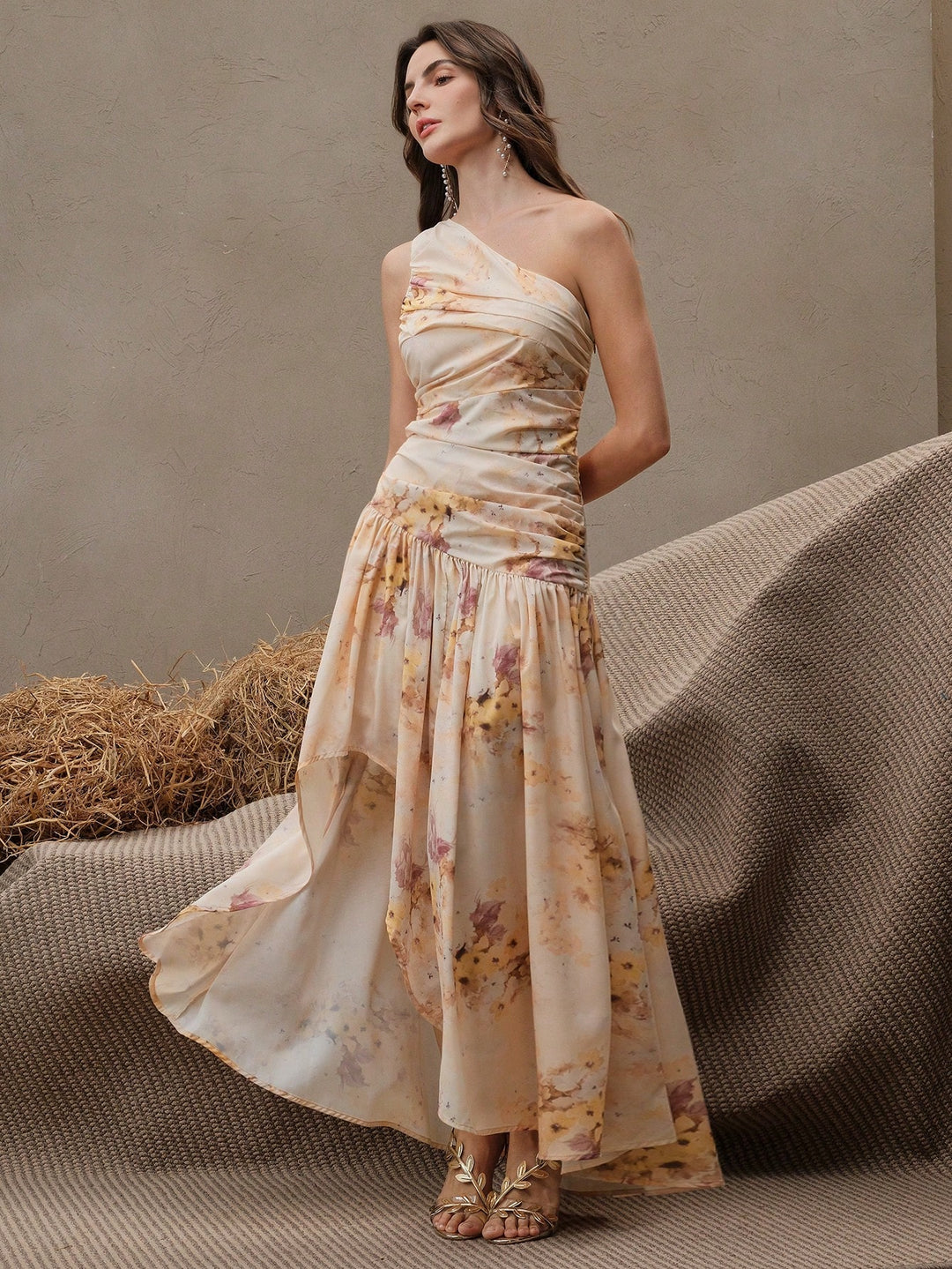 Rochie maxi SHEIN, galben