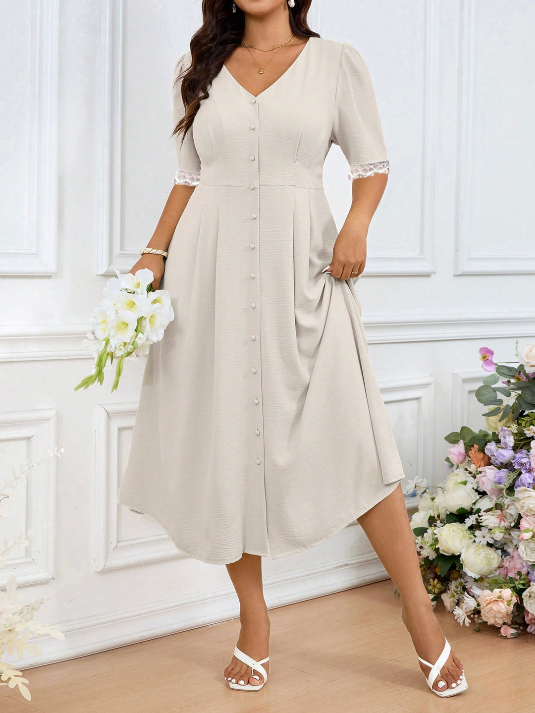 Rochie SHEIN, bej